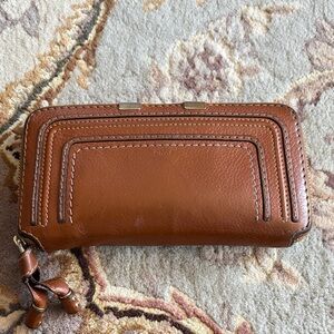 Chloé Brown Leather Wallet